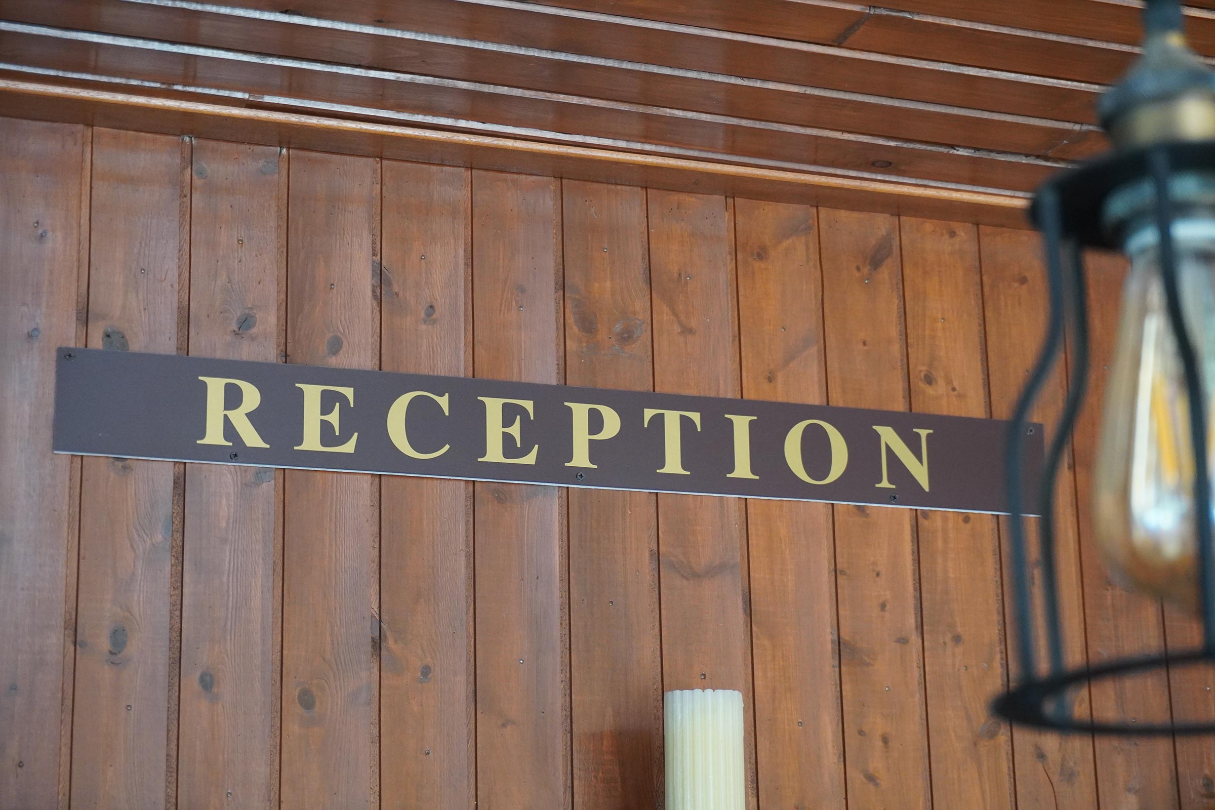 Reception desk