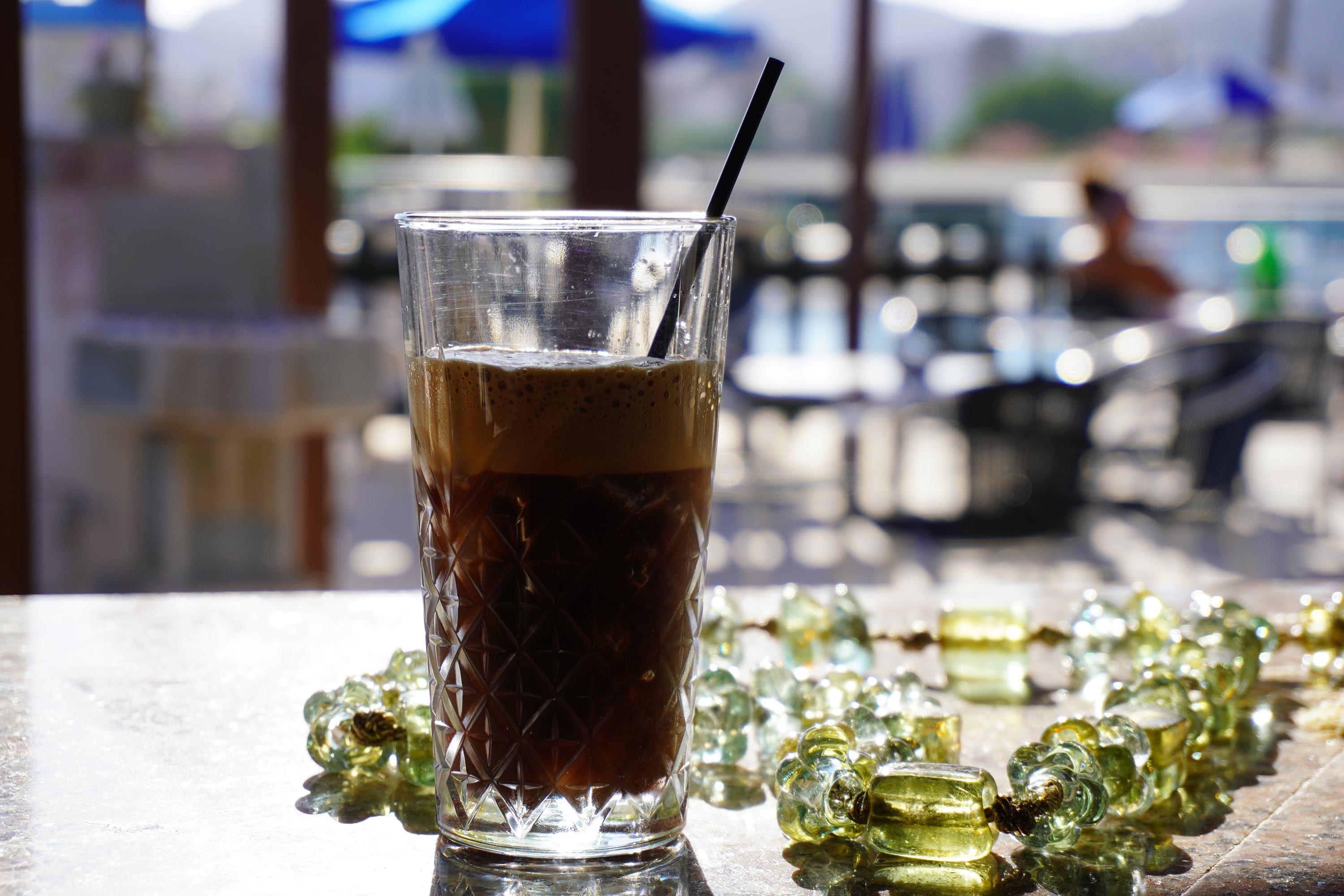 Fresh coffee being served